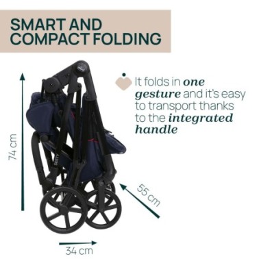 Silla de paseo Seety Oxford Blue | Chicco Oficial