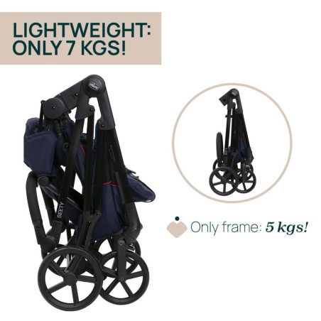 Silla de paseo Seety Oxford Blue | Chicco Oficial