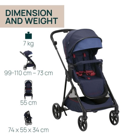Silla de paseo Seety Oxford Blue | Chicco Oficial