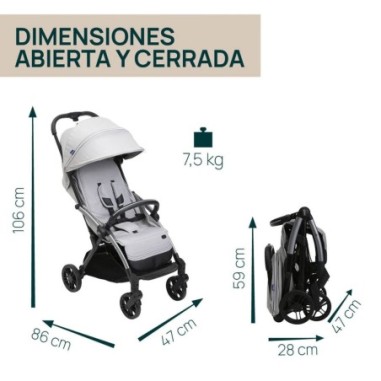 Silla De Paseo Goody XPlus Pearl Grey | Chicco Oficial