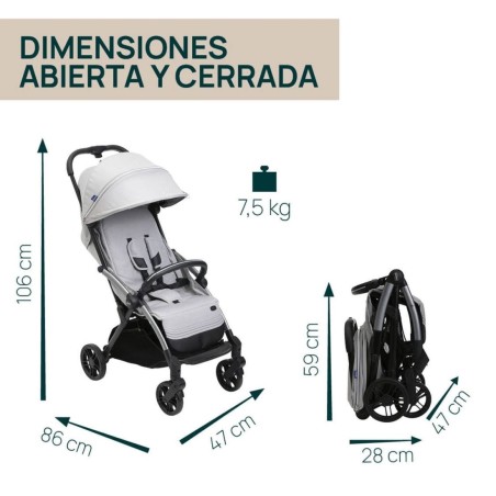 Silla De Paseo Goody XPlus Pearl Grey | Chicco Oficial