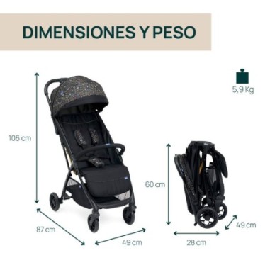 Silla de Paseo Glee Payful Black | Chicco Oficial