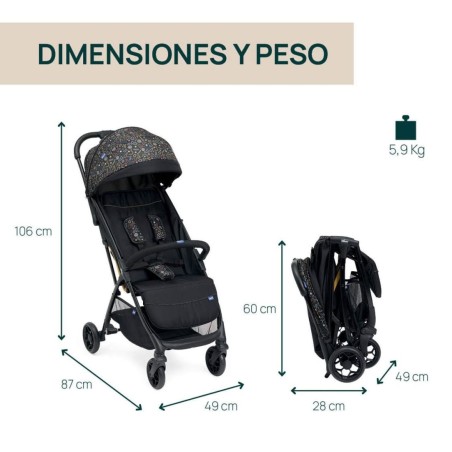 Silla de Paseo Glee Payful Black | Chicco Oficial