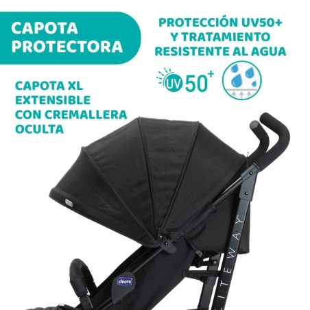 Silla paseo LiteWay4 Jet Black | Chicco Oficial