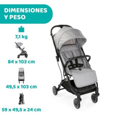 Silla paseo Trolleyme Light Grey | Chicco Oficial