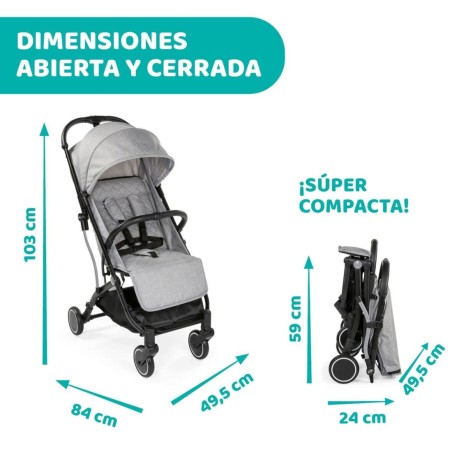 Silla paseo Trolleyme Light Grey | Chicco Oficial
