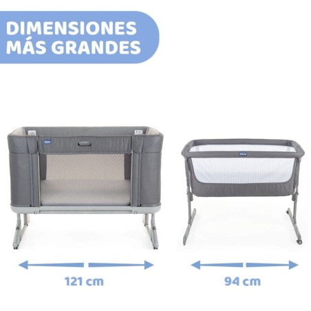 Cuna Chicco Next2Me Forever Moon Grey | Chicco Oficial