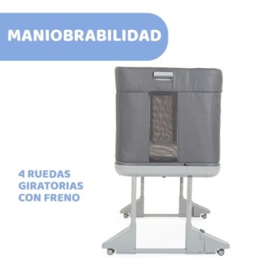 Cuna Chicco Next2Me Forever Moon Grey | Chicco Oficial