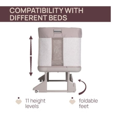 Cuna Chicco Next2Me Forever Almond | Chicco Oficial
