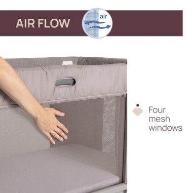 Cuna Chicco Next2Me Forever Almond | Chicco Oficial