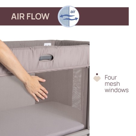 Cuna Chicco Next2Me Forever Almond | Chicco Oficial