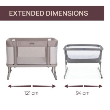 Cuna Chicco Next2Me Forever Almond | Chicco Oficial