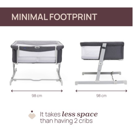 Chicco Next2Me Twins Magnet Grey | Chicco Oficial