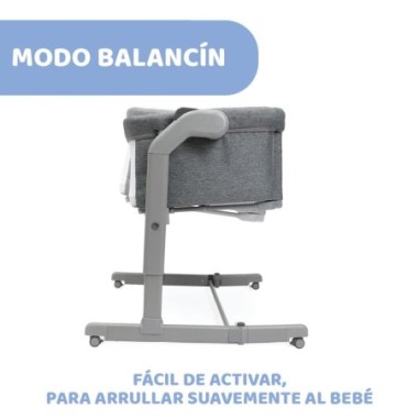 Cuna Next2Me Magic Evo Dark Grey  | Chicco Oficial