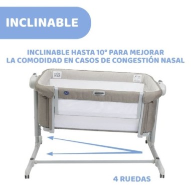 Cuna Next2Me Magic Evo Desert taupe | Chicco Oficial