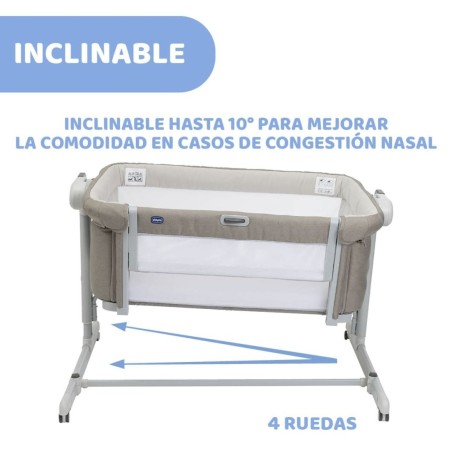 Cuna Next2Me Magic Evo Desert taupe | Chicco Oficial