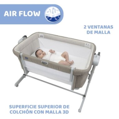 Cuna Next2Me Magic Evo Desert taupe | Chicco Oficial