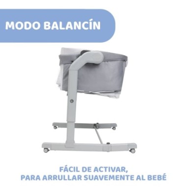 Cuna Next2Me Magic Evo Grey Mist | Chicco Oficial