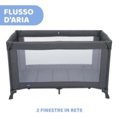 Cuna de viaje Good Night Gris Oscuros 2