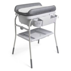 Bañera-Cambiador Graphite Melange Chicco