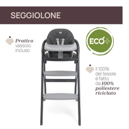 Crescendo Up Etna Black Re_Lux | Chicco Oficial