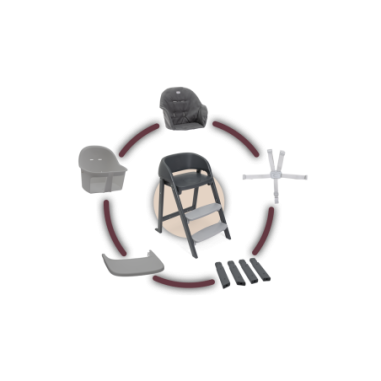 Crescendo Up Etna Black Re_Lux | Chicco Oficial