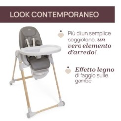 Silla alta Polly Harmony Escandinavo 2