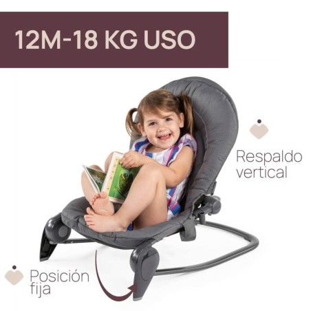 Hamaca Hooplà Moon Grey | Chicco Oficial