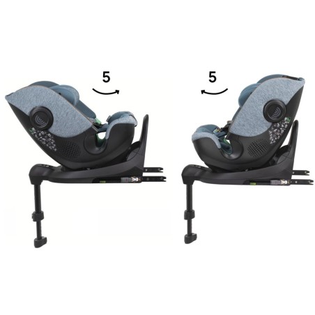 Bi-seat i-size air w/out black melange | Chicco Oficial