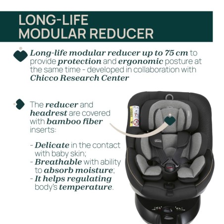 SEAT 105 I-SIZE POSH BLACK | Chicco Oficial
