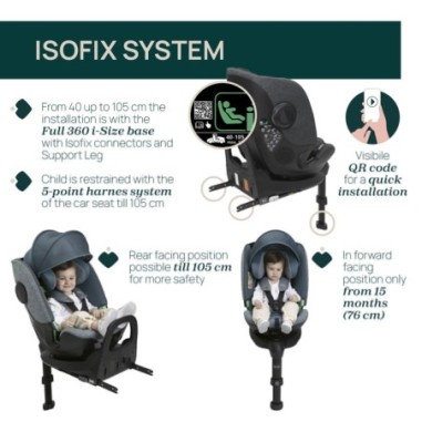 Bi-seat i-size air with base black air | Chicco Oficial