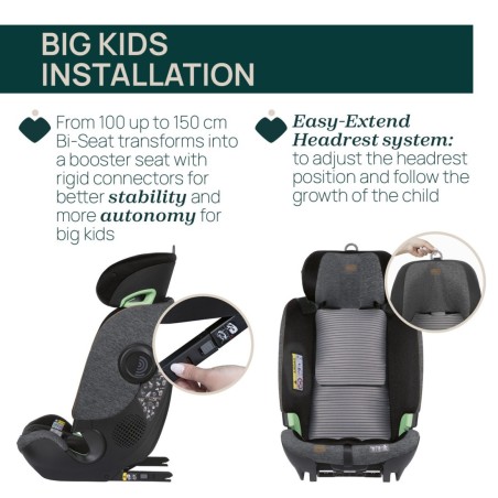 Bi-seat i-size air with base black air | Chicco Oficial