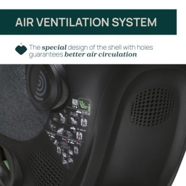 Bi-seat i-size air with base black air | Chicco Oficial