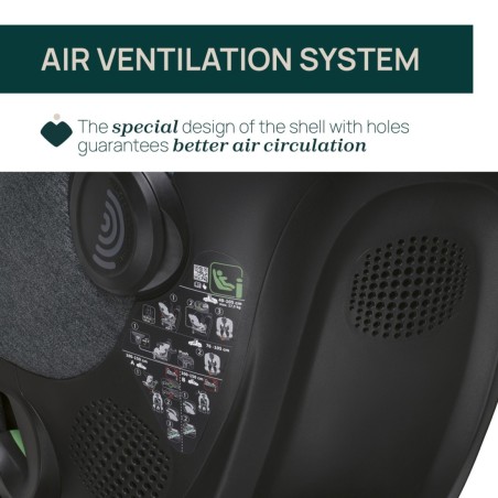 Bi-seat i-size air with base black air | Chicco Oficial