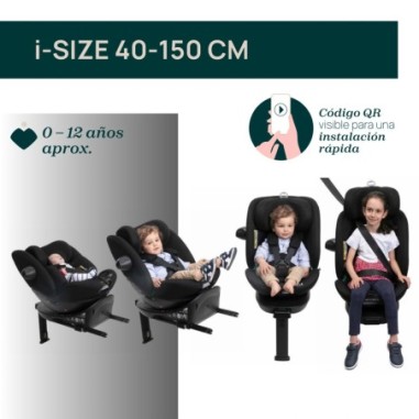 EVERONE I-SIZE BLACK | Chicco Oficial