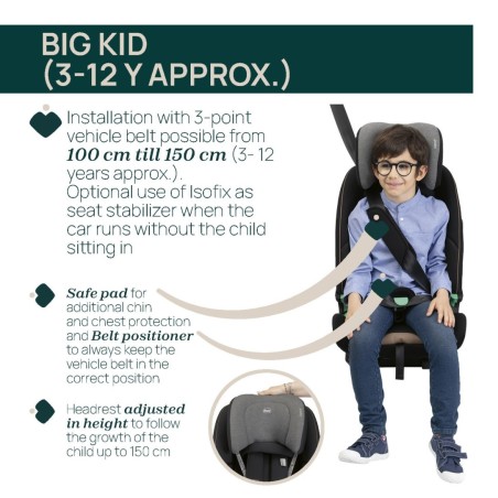 SEAT&GO I-SIZE POSH BLACK | Chicco Oficial