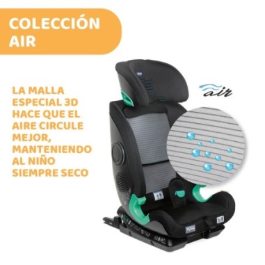 My Seat i-Size Air Zip Black Air | Chicco Oficial