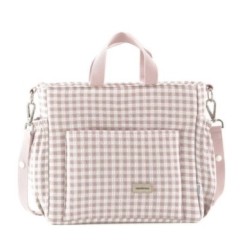 Bolso maternal pack Vicky rosa 16x43x37cm