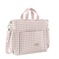 Bolso maternal pack Vicky rosa 16x43x37cm 2