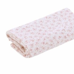 Sábana minicuna 3pcs 80x120x1cm Liberty rosa 2