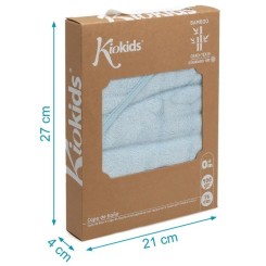Toalla de Baño Azul 100cm - Kiokids Mamapata