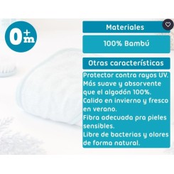 Toalla de Baño Azul 100cm - Kiokids Mamapata 2