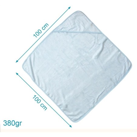 Toalla de Baño Azul 100cm - Kiokids Mamapata