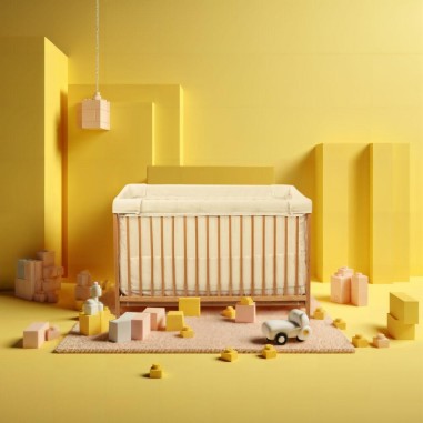 Protector integral de cuna alturas similares Lemon Crib Seguridad y confort