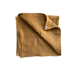 Pack 2 muselinas bambula triple caramelo 50x50 Lemon Crib Suaves y transpirables