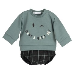 Conjunto Pololo Zonda Mint Ropa Bebé Calamaro Baby