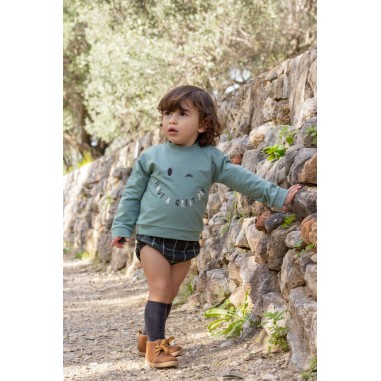 Conjunto Pololo Zonda Mint Ropa Bebé Calamaro Baby