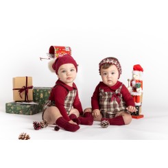 Peto Boreas Granate Ropa Bebé Otoño Invierno Calamaro Baby 2