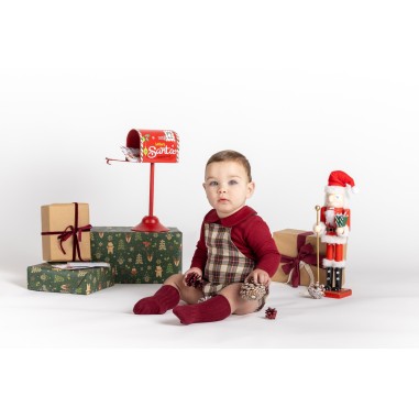 Peto Boreas Granate Ropa Bebé Otoño Invierno Calamaro Baby