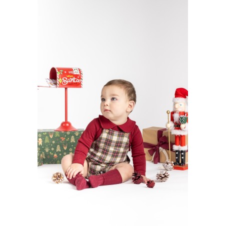 Peto Boreas Granate Ropa Bebé Otoño Invierno Calamaro Baby